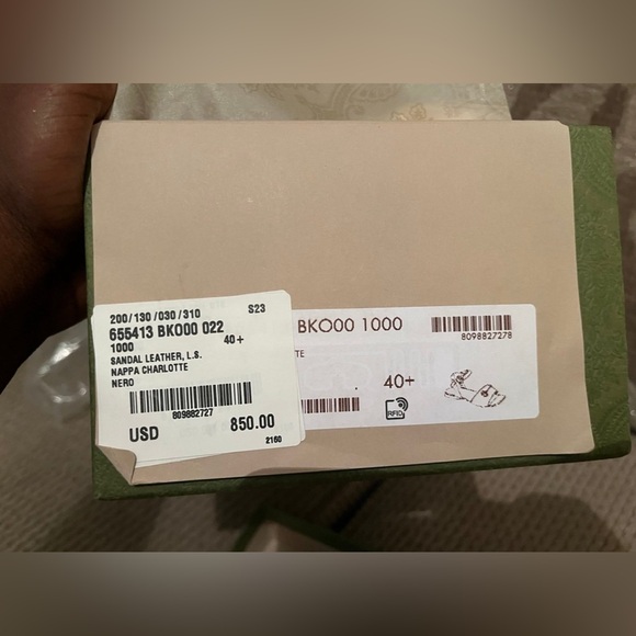 Gucci Black Sandals - Picture 4 of 8